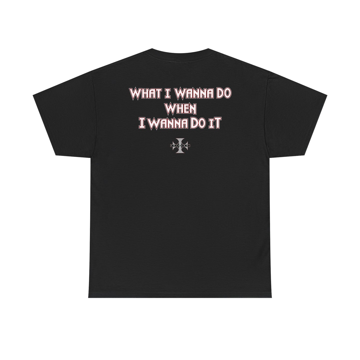 Triple H Wanna Do It Cross Black T-shirt