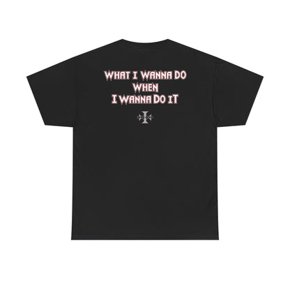 Triple H Wanna Do It Cross Black T-shirt