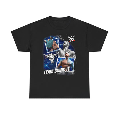 The Rock Team Bring It Superstars Mens Black T-shirt