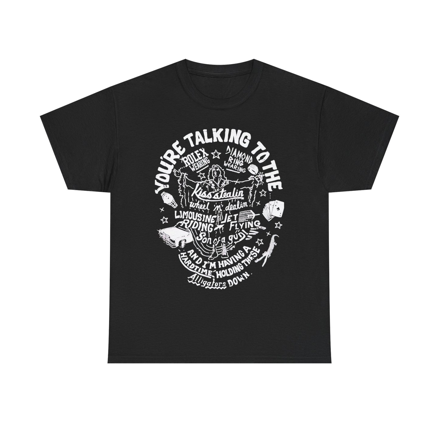 Ric Flair Your'e Talking To Kiss Stealin Black T-shirt