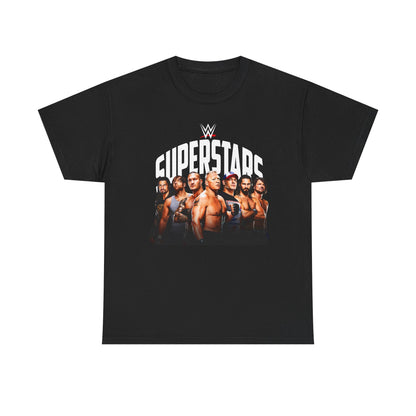 WWE Greats Brock Lesnar Randy Orton Roman Reigns Mens Black T-shirt