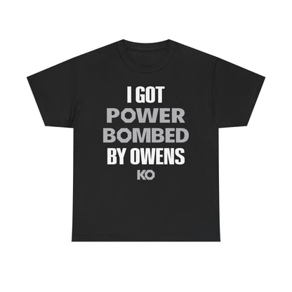 Kevin Owens I Got Power Bombed Mens Black T-shirt