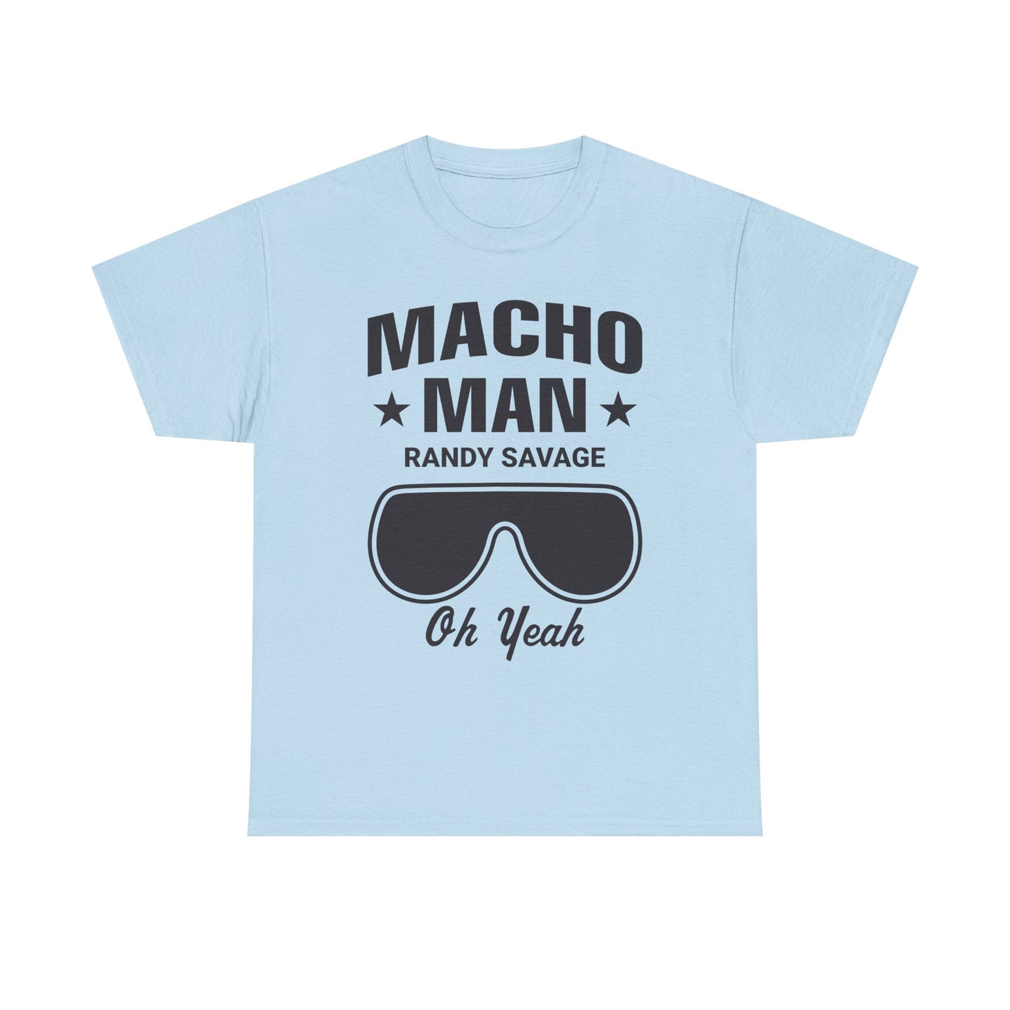 Macho Man Randy Savage Oh Yeah Mens Blue T-shirt