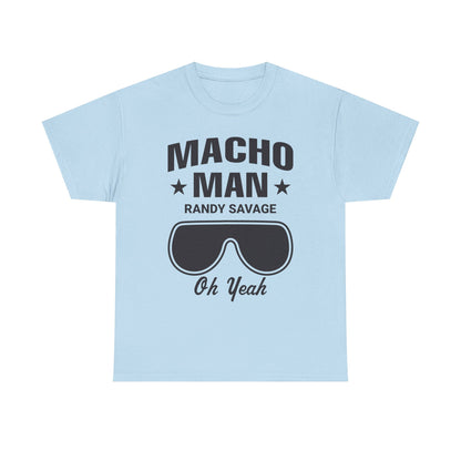 Macho Man Randy Savage Oh Yeah Mens Blue T-shirt