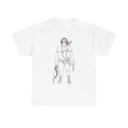 Rowdy Macho Warrior Giant Snake Junkyard Sheik Koko T-shirt