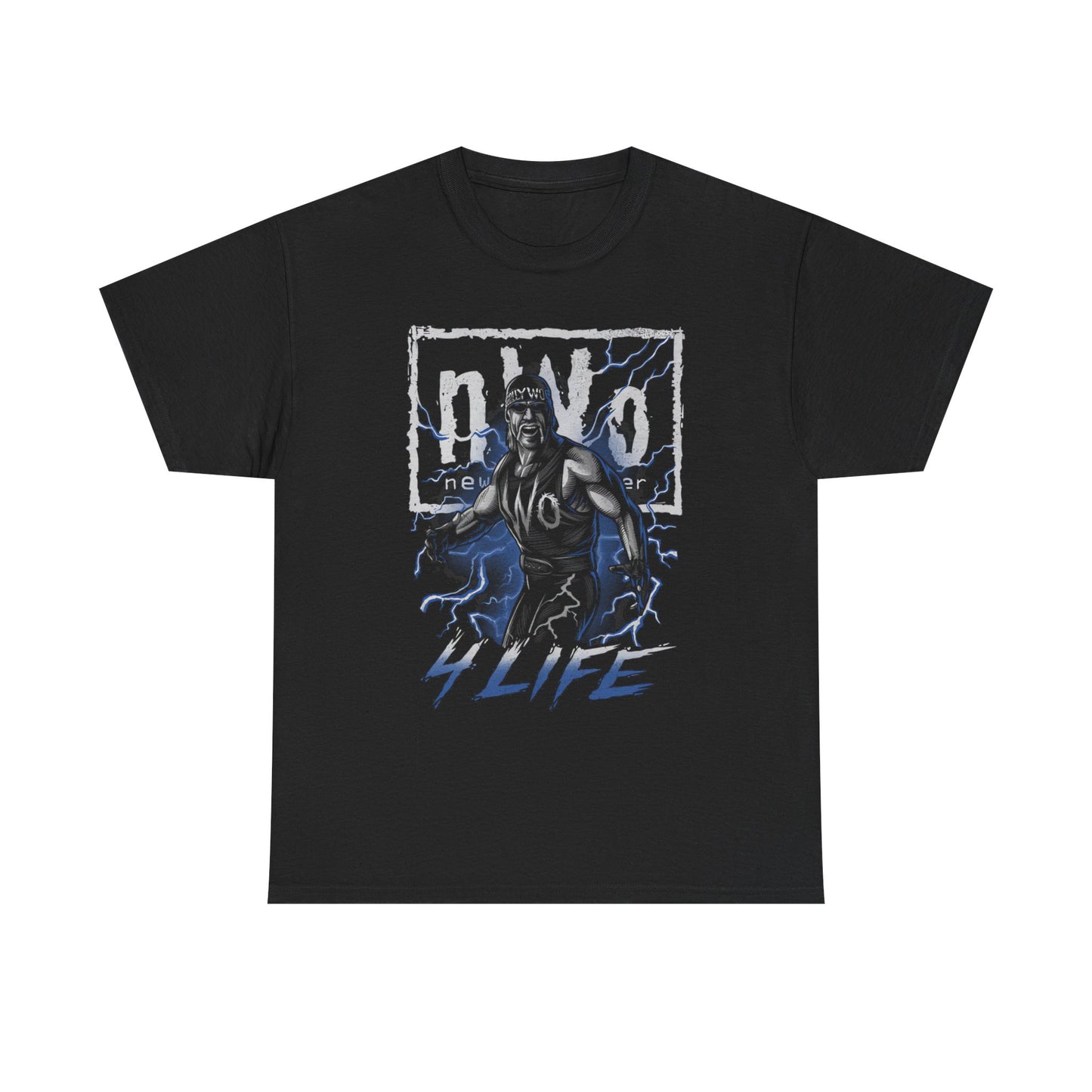 Hollywood Hulk Hogan nWo 4 Life Black T-shirt