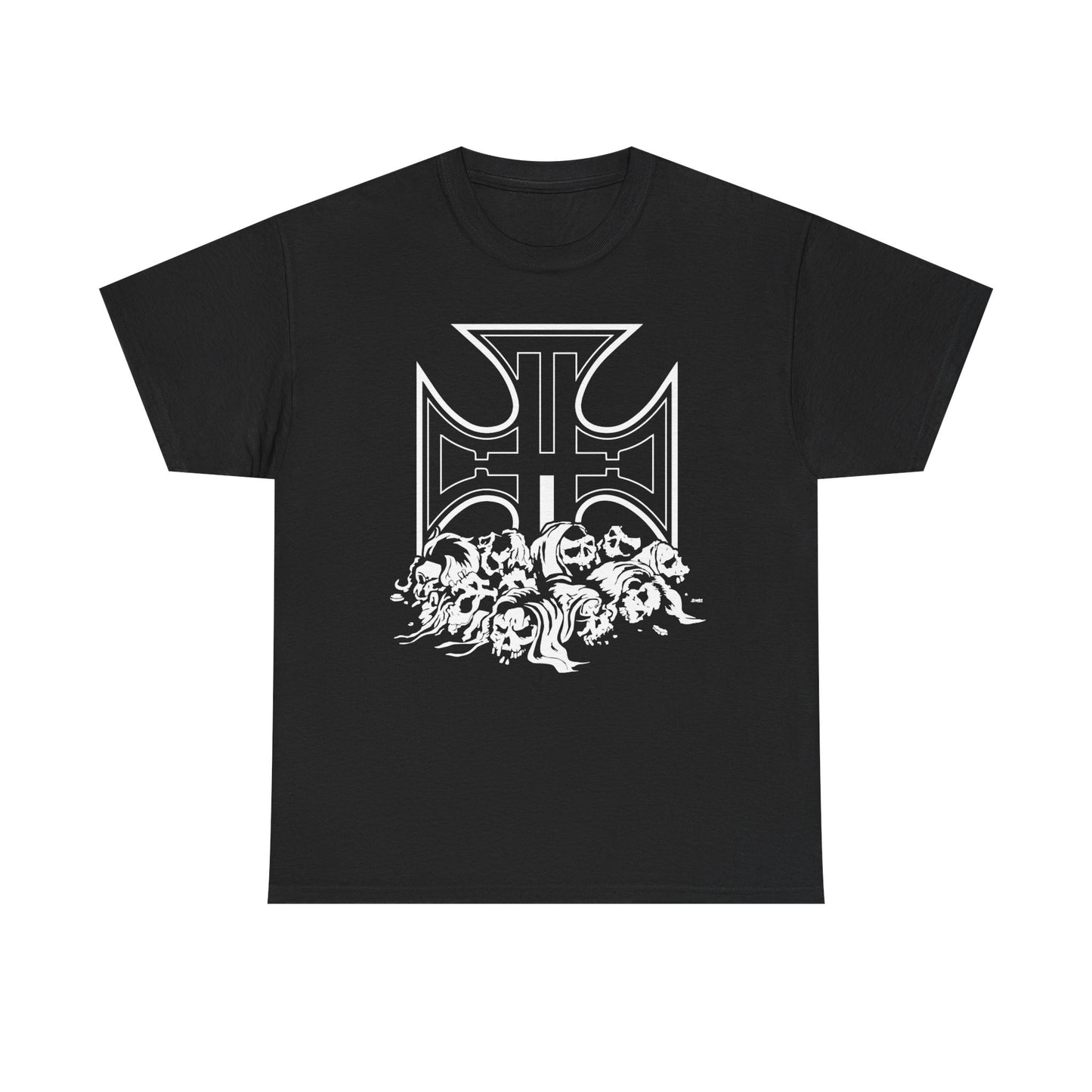 Triple H White Skull Cross King of Kings T-shirt