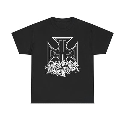 Triple H White Skull Cross King of Kings T-shirt