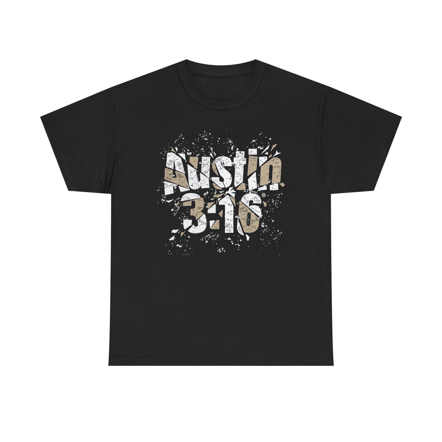 Stone Cold Steve Austin 316 Shattered Black T-shirt