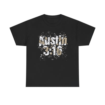 Stone Cold Steve Austin 316 Shattered Black T-shirt