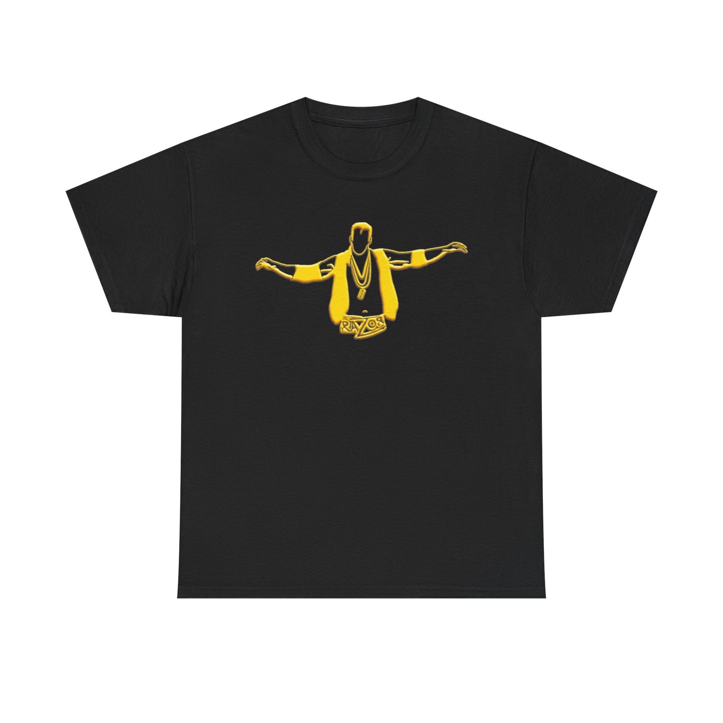 Razor Ramon Gold Swag Black T-shirt