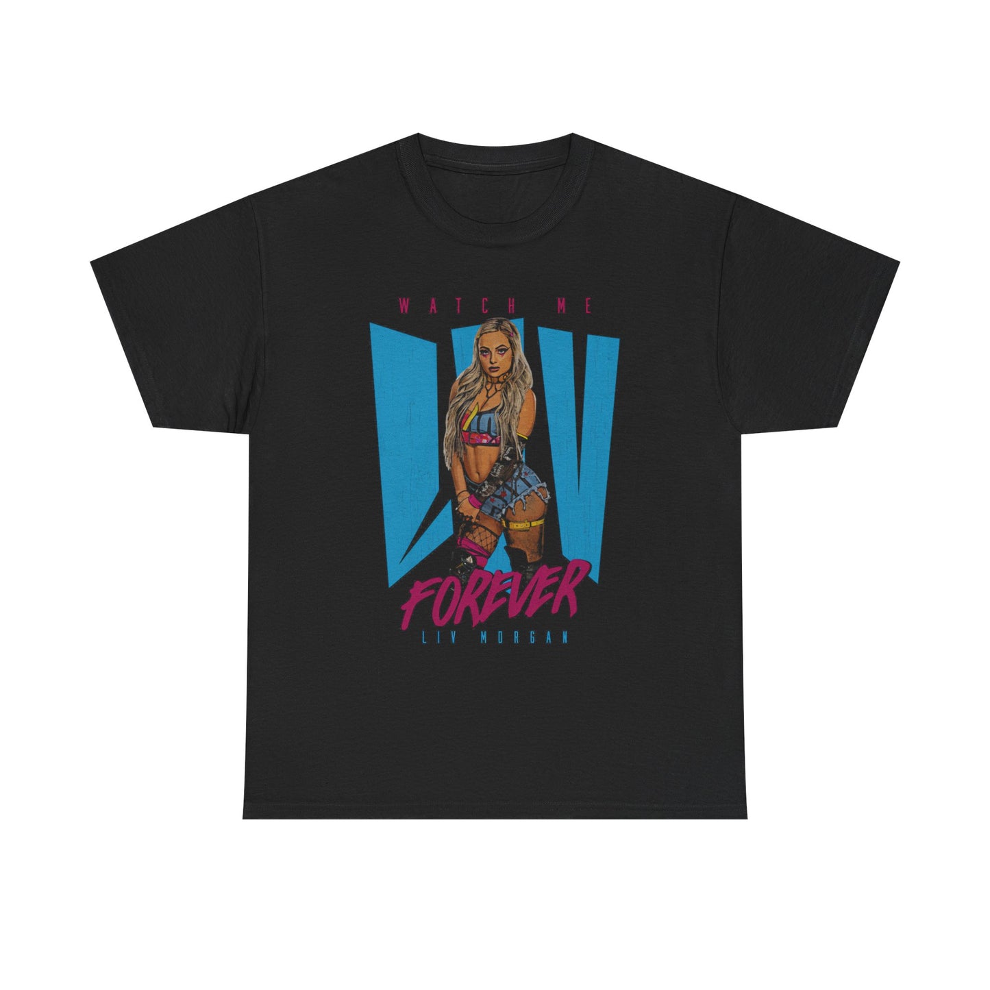 Liv Morgan Watch Me Liv Forever Black T-shirt