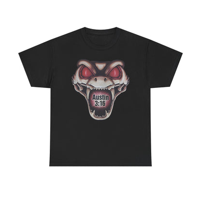 Stone Cold Steve Austin Don't Trust Anybody Rattlesnake Black T-shirt