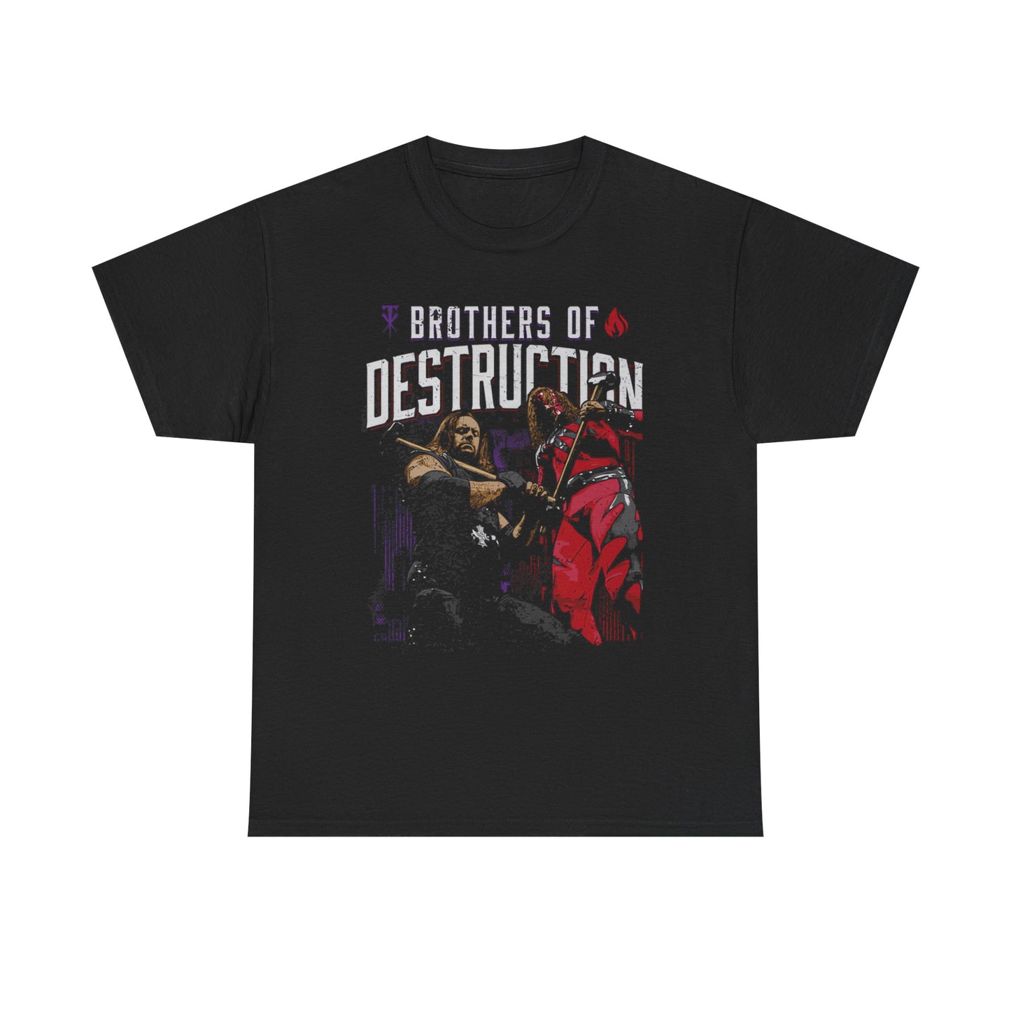 Undertaker Kane Brothers Of Destruction BlackT-shirt