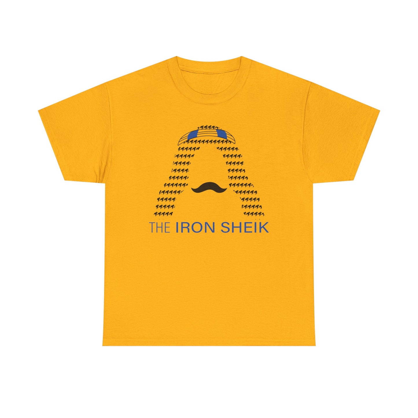 The Iron Sheik Mens Yellow Legends T-shirt