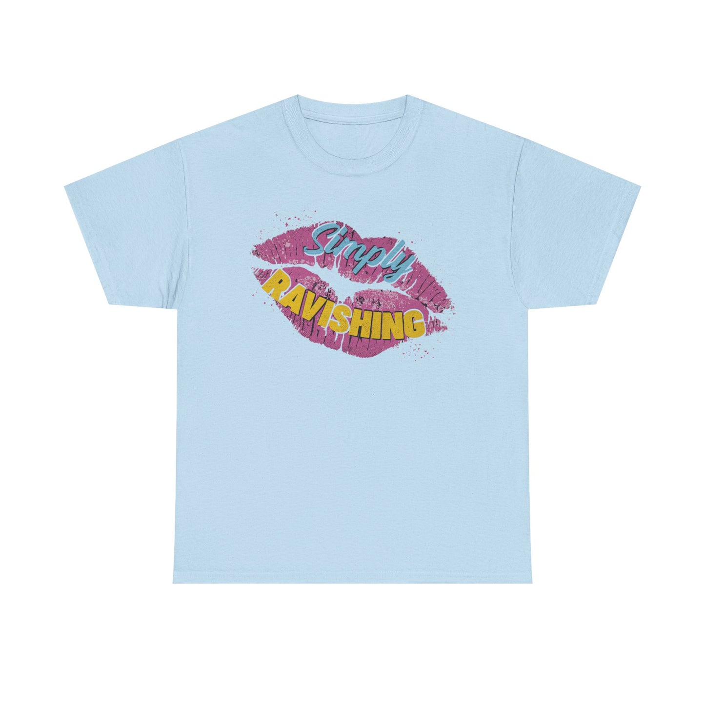 Rick Rude Kiss Mark Light Blue T-shirt