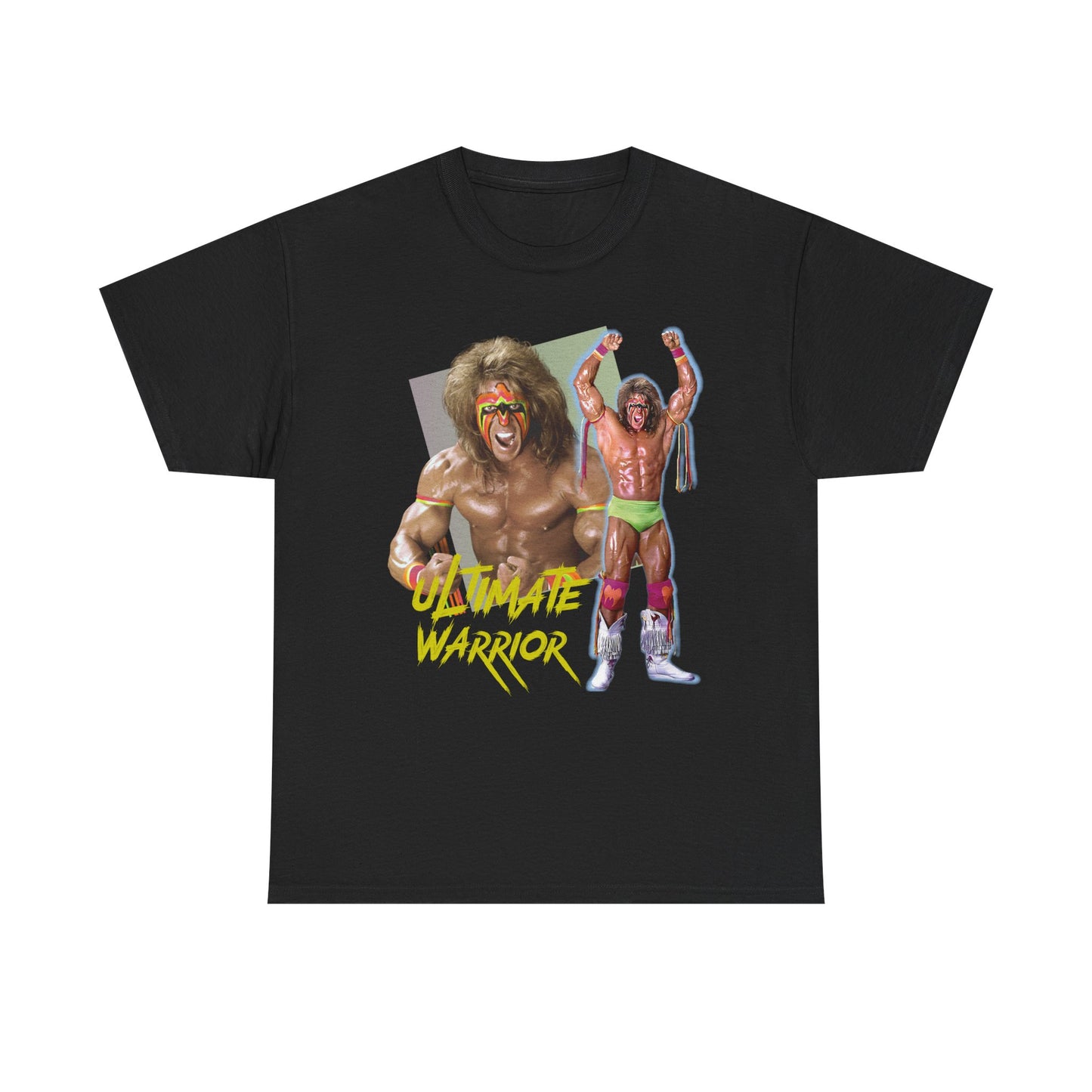 Ultimate Warrior Victory Pose WWE Mens T-shirt