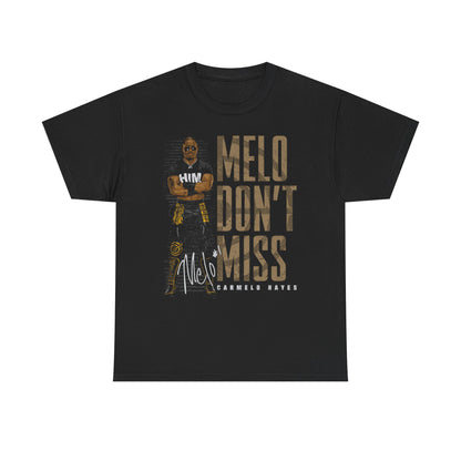 Carmelo Hayes Melo Dont Miss Black T-shirt