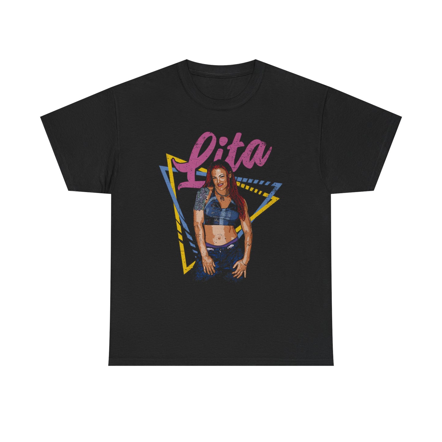 Lita Rebel Pose Black T-shirt