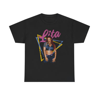 Lita Rebel Pose Black T-shirt