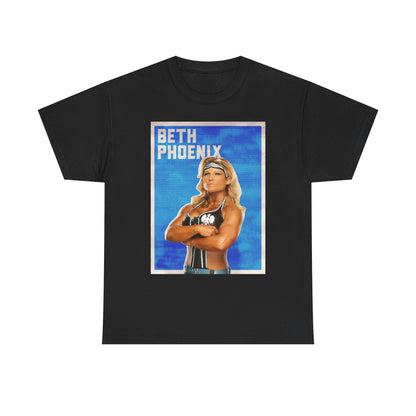 Beth Phoenix Profile Pose Black T-shirt