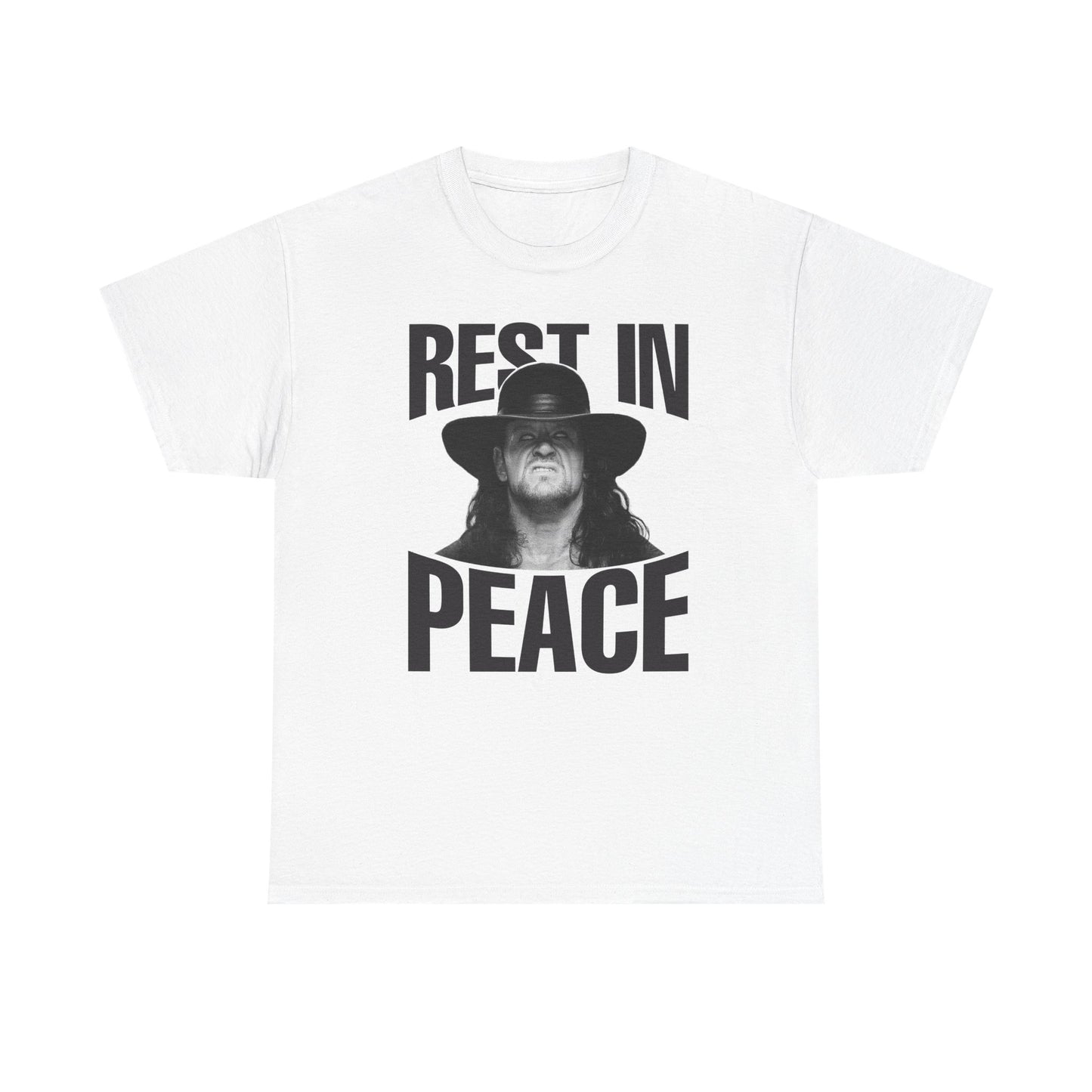 Undertaker Rest In Peace Mens White T-shirt WWE