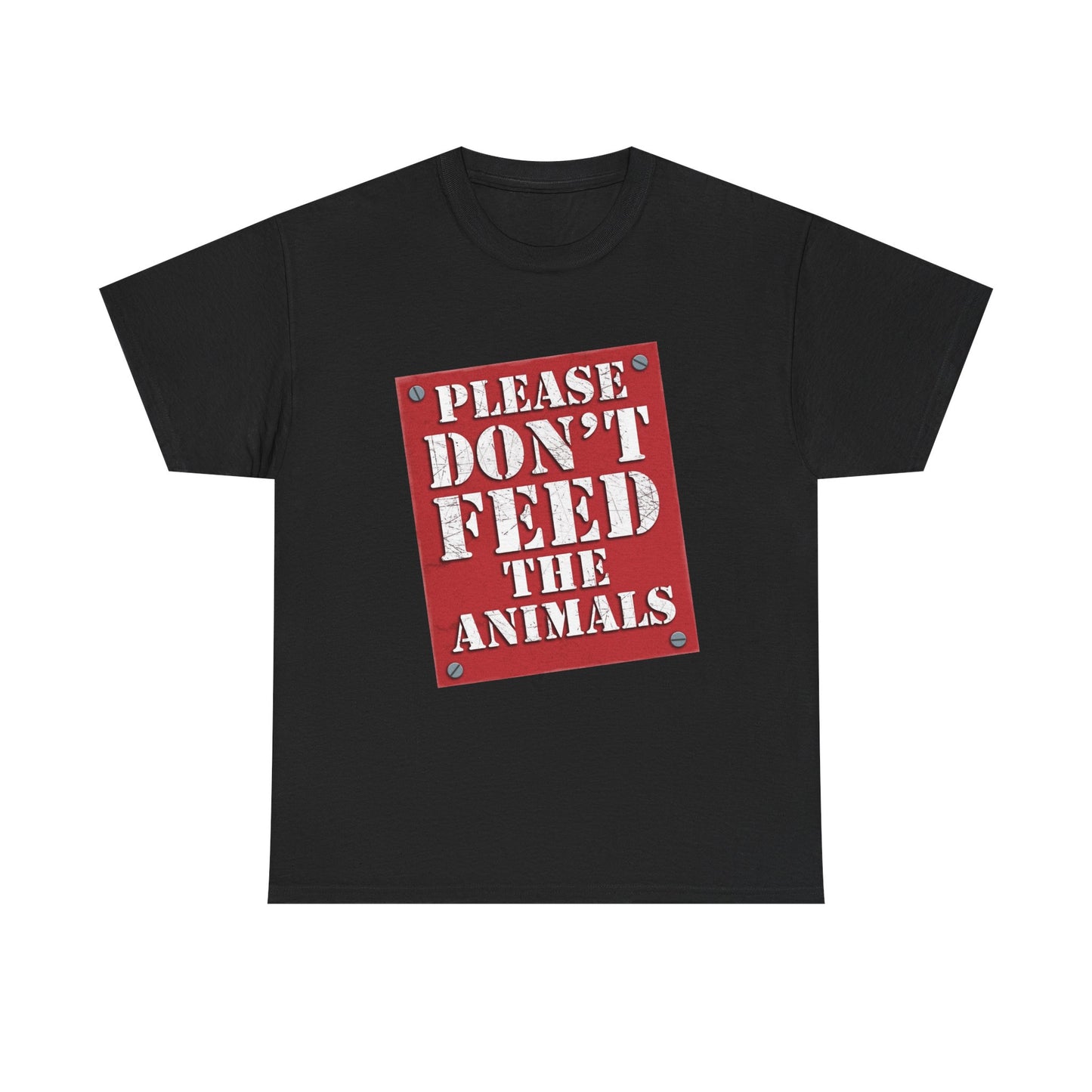 Mankind Mick Foley Mr Socko Don't Feed Animals Mens T-shirt
