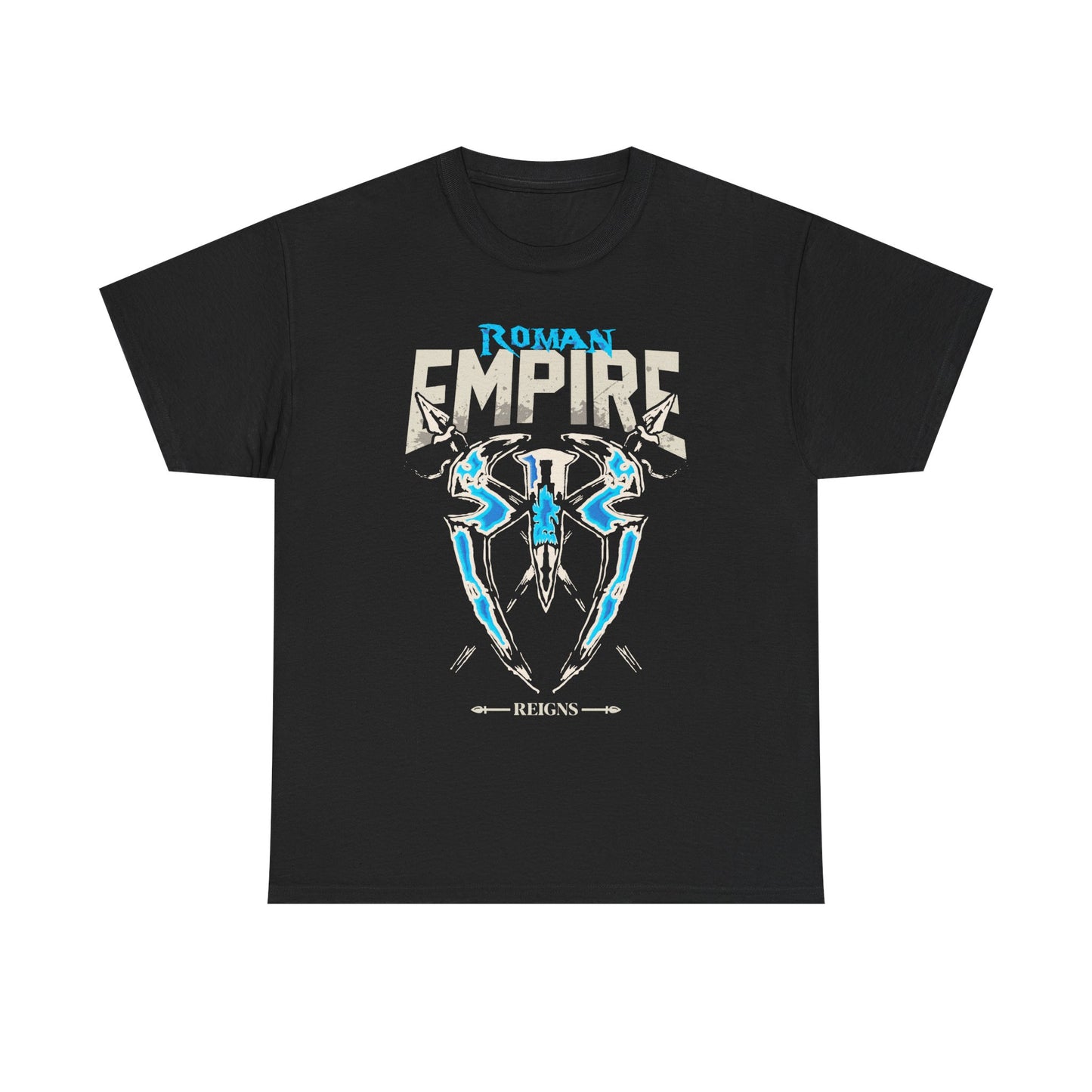 Roman Reigns Empire Mens T-shirt Spare No One Spear Everyone