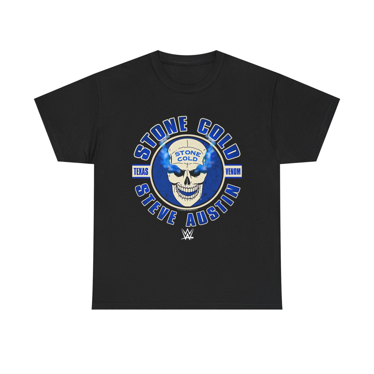 Stone Cold Steve Austin Texas Venom Smoking Skull T-shirt