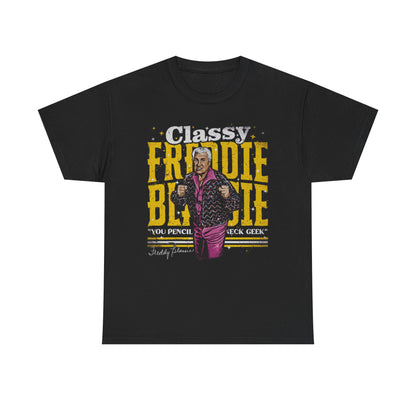 Freddie Blassie Pencil Neck Geek Black T-shirt