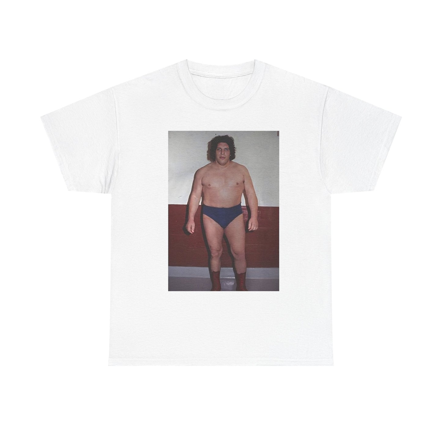 Andre the Giant Full Color Lightweight White T-shirt