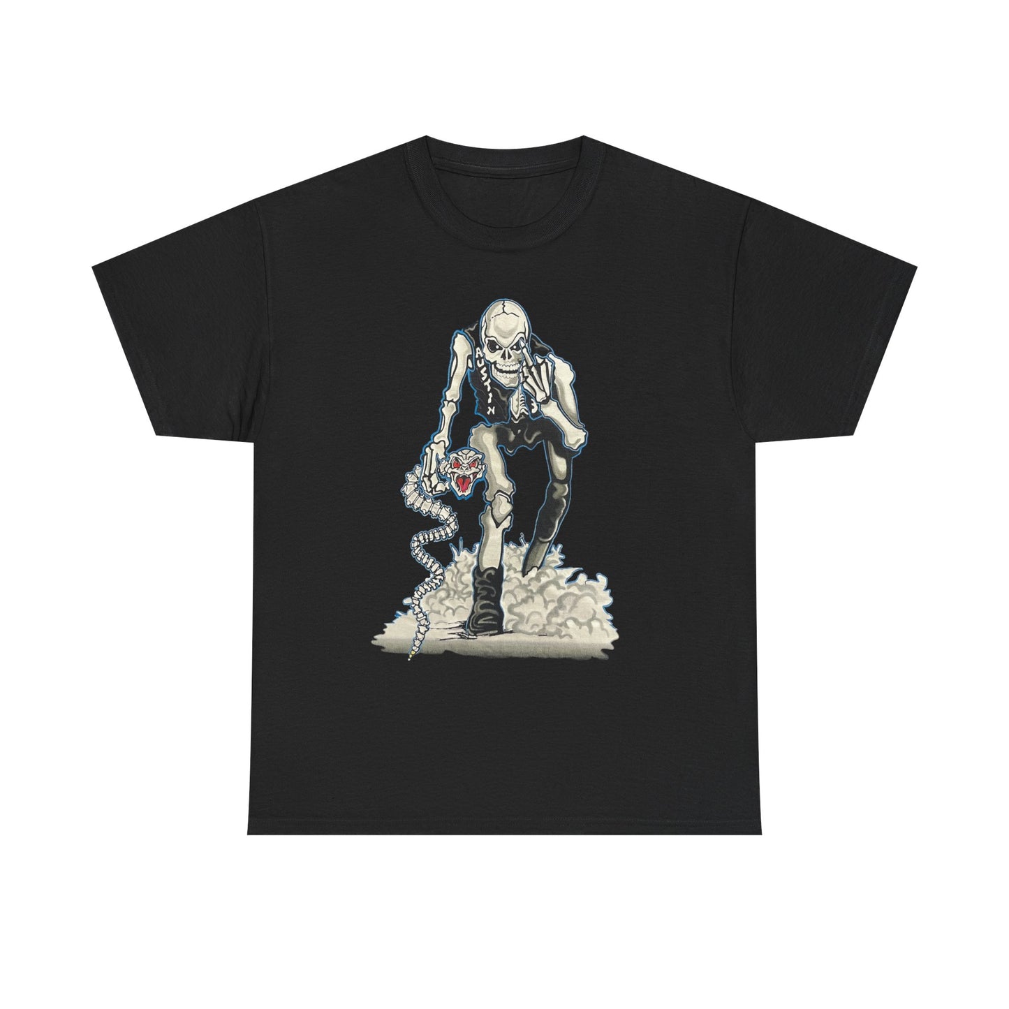 Stone Cold Steve Austin Middle Finger Skull T-shirt