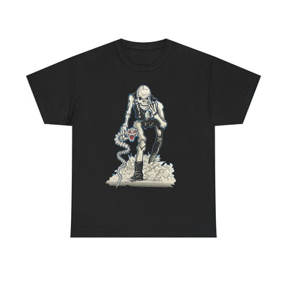 Stone Cold Steve Austin Middle Finger Skull T-shirt