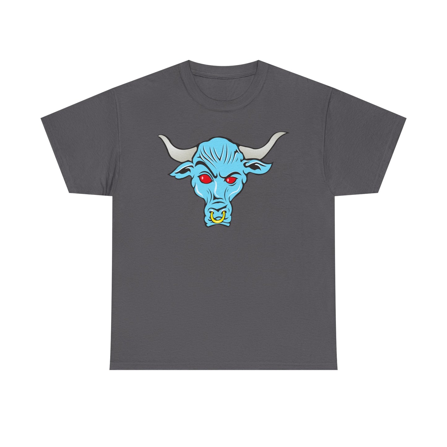 The Rock Blue Brahma Bull WWE Mens Grey T-shirt