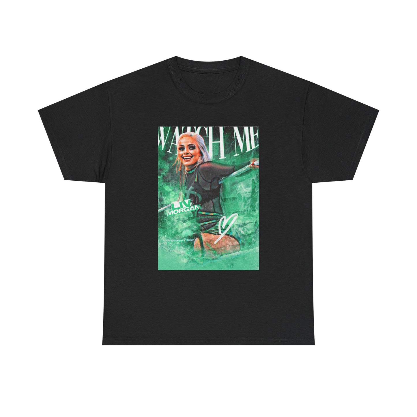 Liv Morgan Watch Me Poster Print Black T-shirt