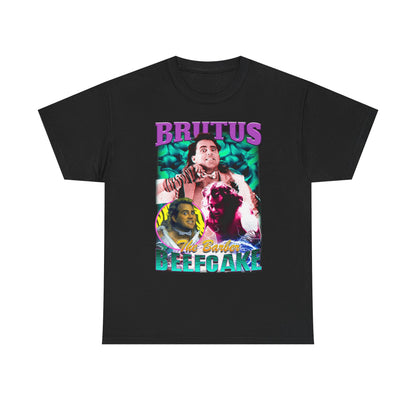 Brutus the Barber Beefcake Collage T-shirt