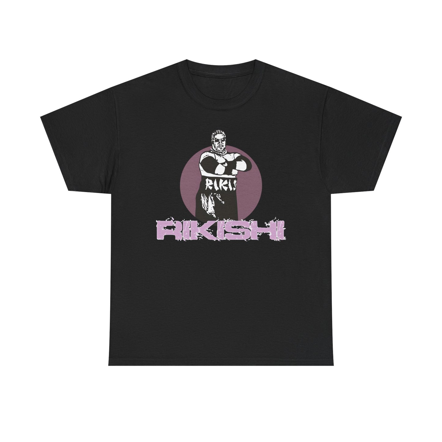 Rikishi Purple Pose Black T-shirt