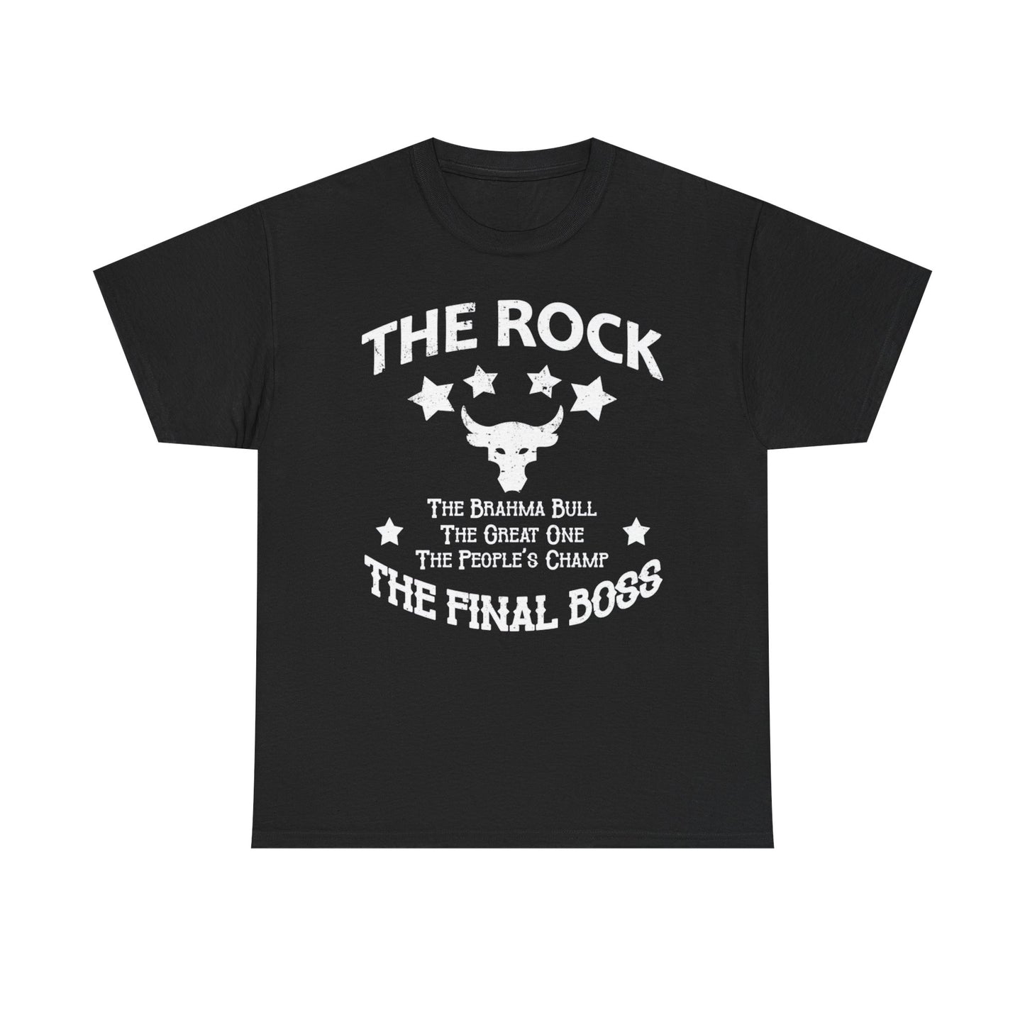 The Rock Brahma Bull Great One Peoples Champ Final Boss T-shirt