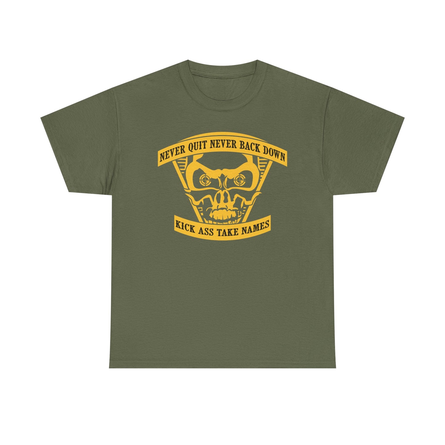 John Cena Never Back Down Never Quit Green T-shirt