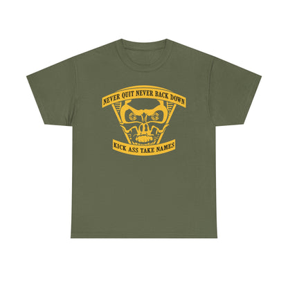 John Cena Never Back Down Never Quit Green T-shirt