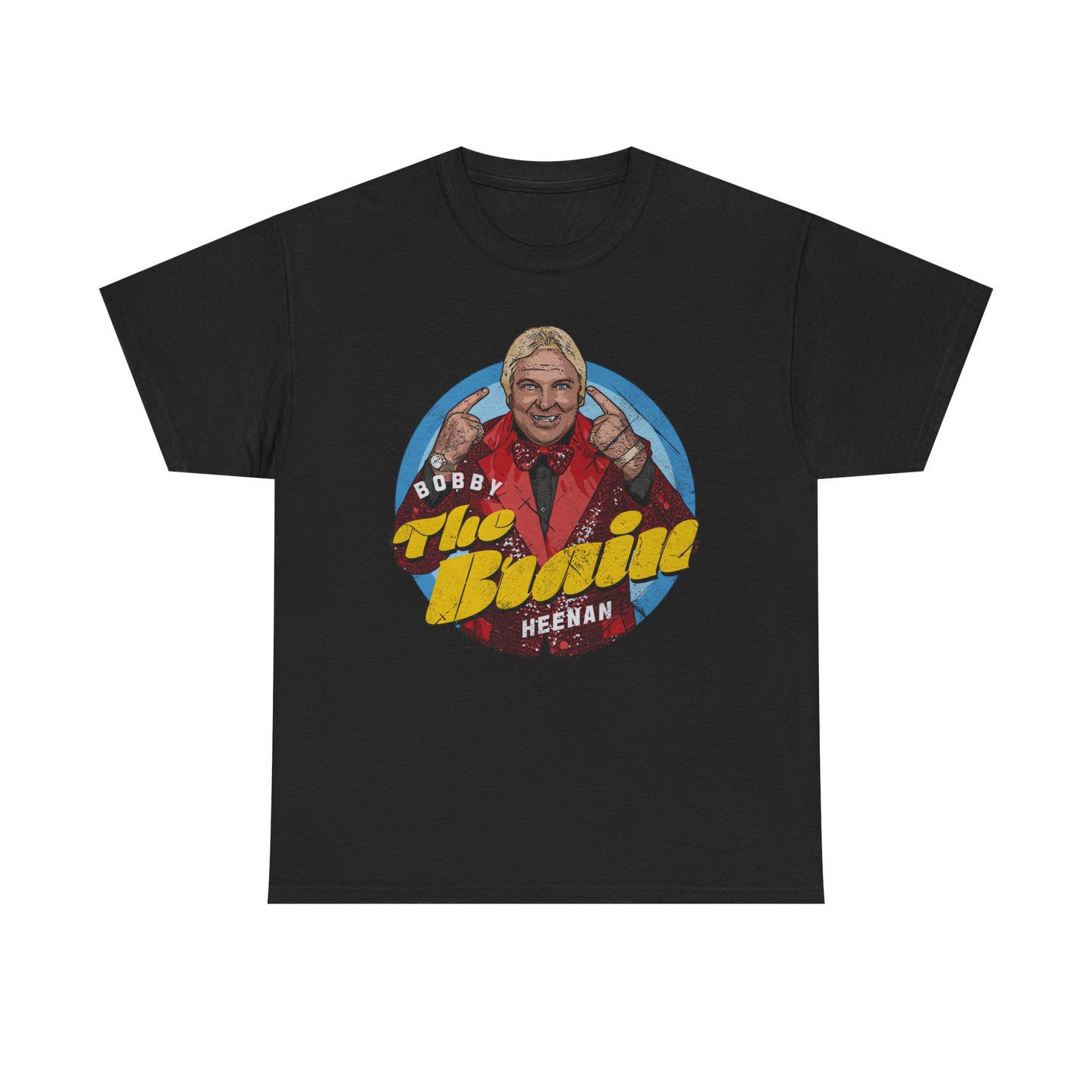Bobby The Brain Heenan Pose Black T-shirt