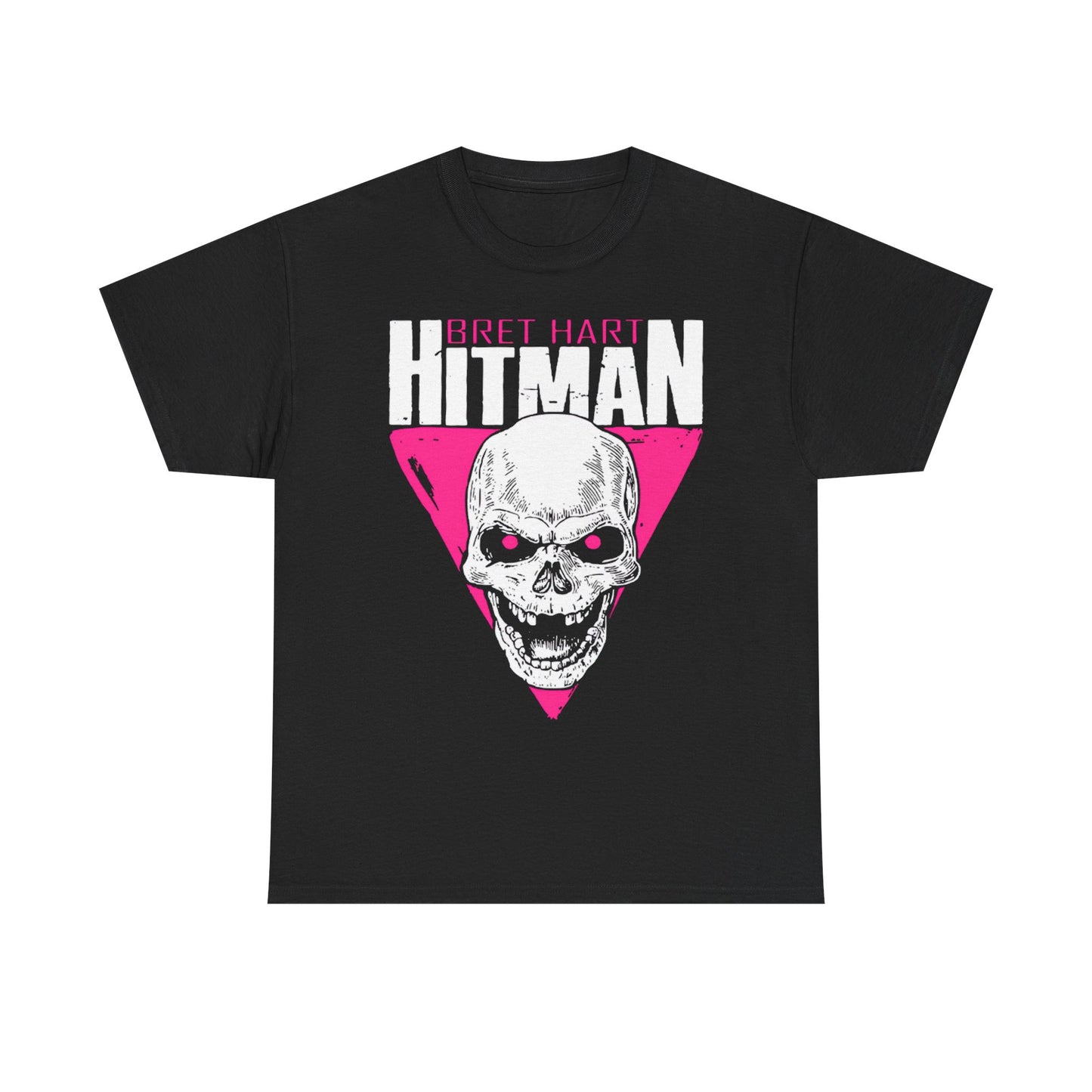 Bret Hart Hitman Skull Logo T-shirt