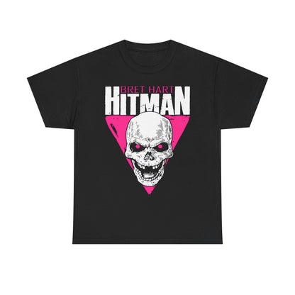 Bret Hart Hitman Skull Logo T-shirt