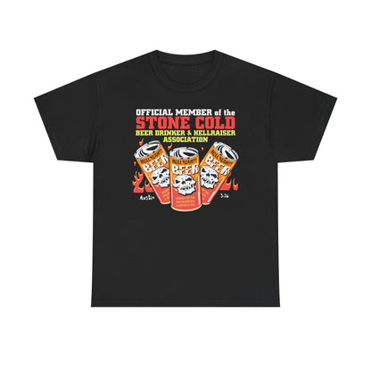 Stone Cold Steve Austin Beer Drinker Official Member T-shirt