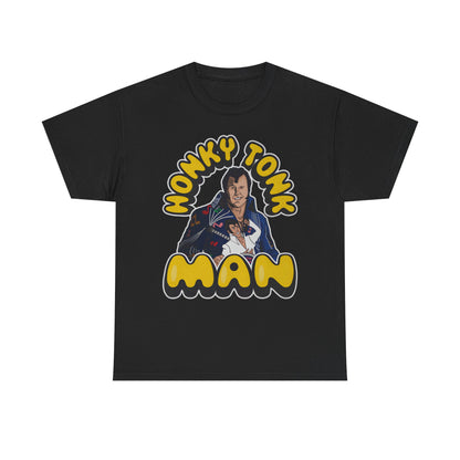 Honky Tonk Man Comic Black T-shirt