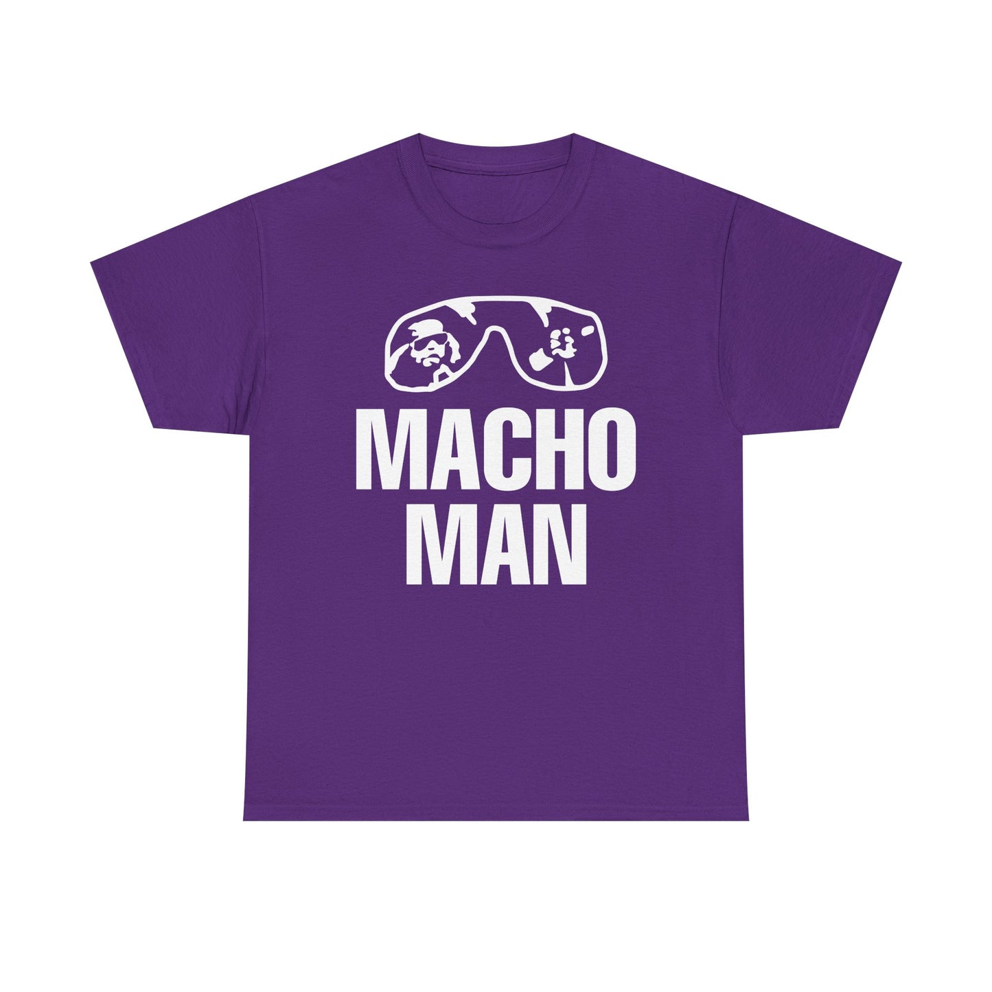 Macho Man Randy Savage Purple Sunglasses T-shirt