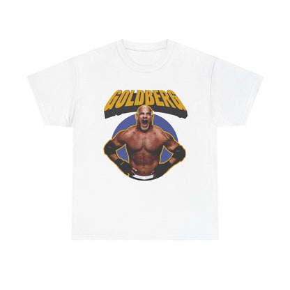 Bill Goldberg Retro WWE Mens White T-shirt