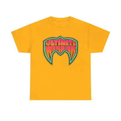 Ultimate Warrior Neon Mask Logo T-shirt