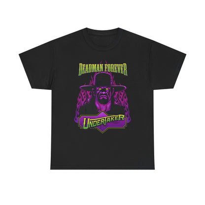 Undertaker Deadman Forever Neon Green Purple T-shirt