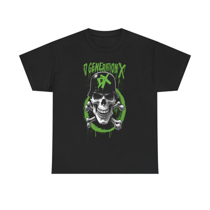 D-Generation X DX Logo Helmet Skull T-shirt